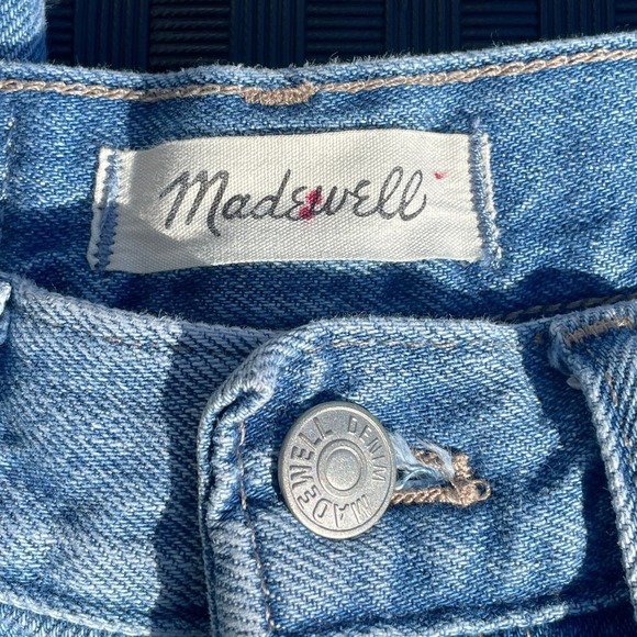 Madewell Distressed Momjean  Blue Jeans - Size 25 - Picture 4 of 16